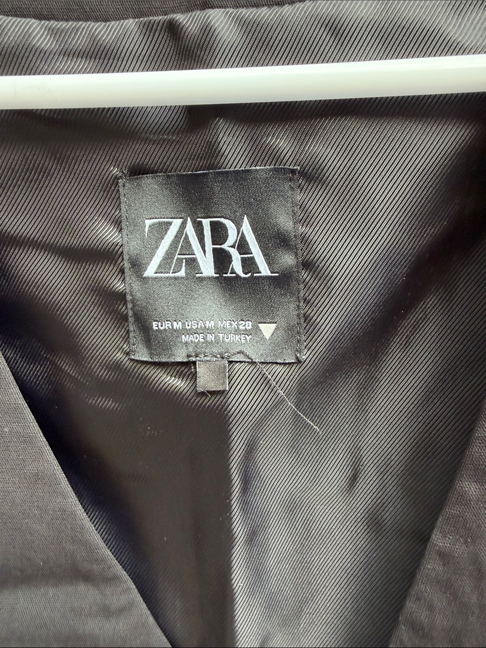 ZARA women’s  Black Lightweight Shirt Jacket